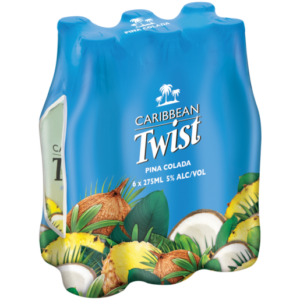 Caribbean Twist Pina Colada 6 x 275ml NRB