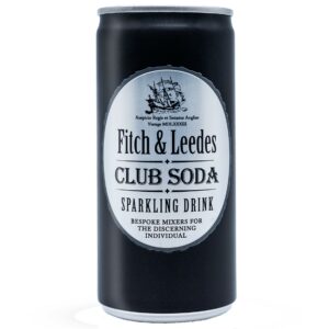 Fitch & Leedes Soda Water 200ml can