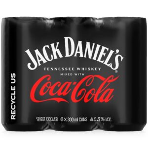 Jack Daniels & Coke 6 x 300ml cans